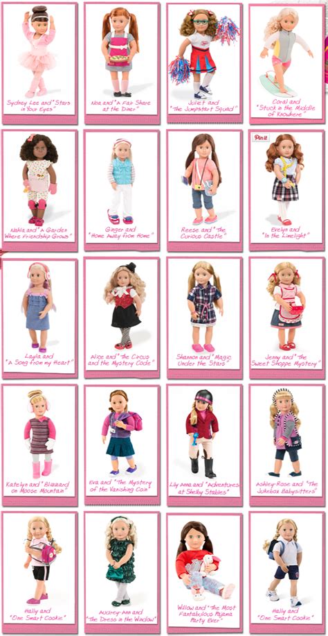 my generation doll names|More.